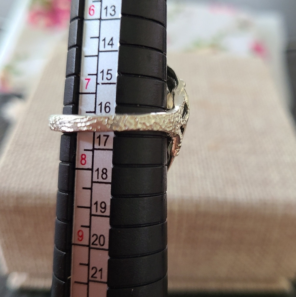 Larimar Opal Sterling Silver Ring - image 4